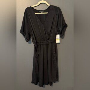 Karen Kane Black Faux Wrap Dress. Short sleeve. New With Tags. Size Medium.